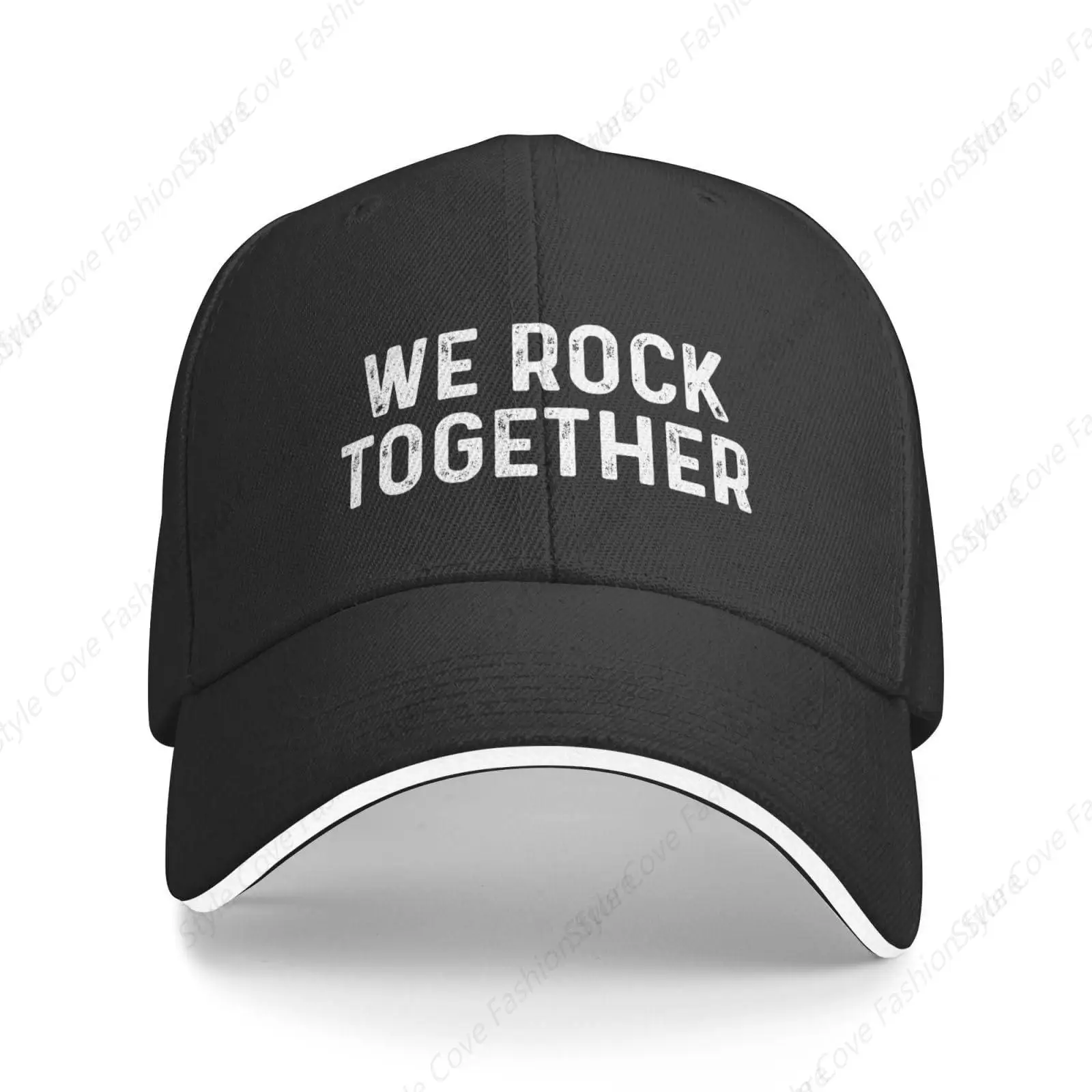 

Кепка We Rock Together для мужчин и женщин, Всесезонная уличная рыболовная Кепка, регулируемая, в стиле хип-хоп, модная, для отца