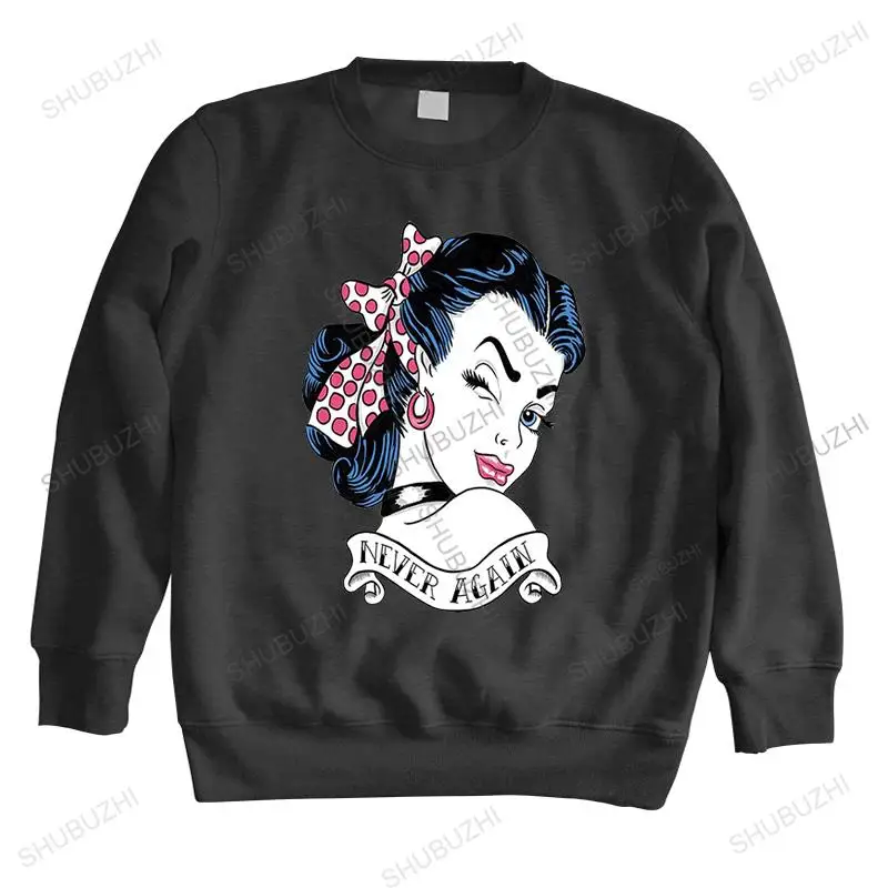 

new arrived mens fashion cotton spring sweatshirt tops Fashion European Girl never again unisex streetwear hoodies euro size