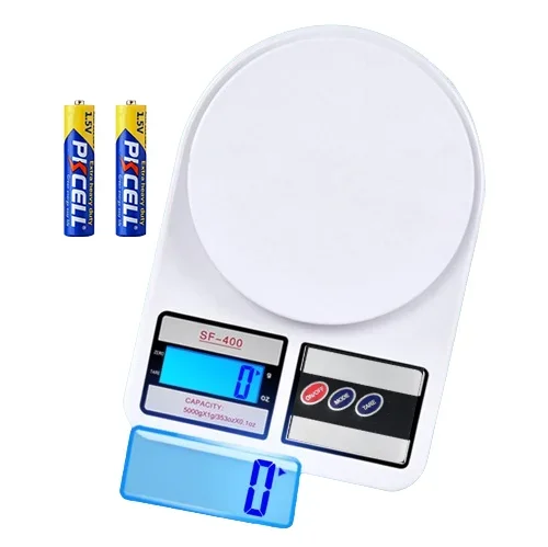 

SF400 Электронные весы 5 кг 10 кг 1 г Электронные весы для приготовления пищи Цифровые кухонные весы с подсветкой