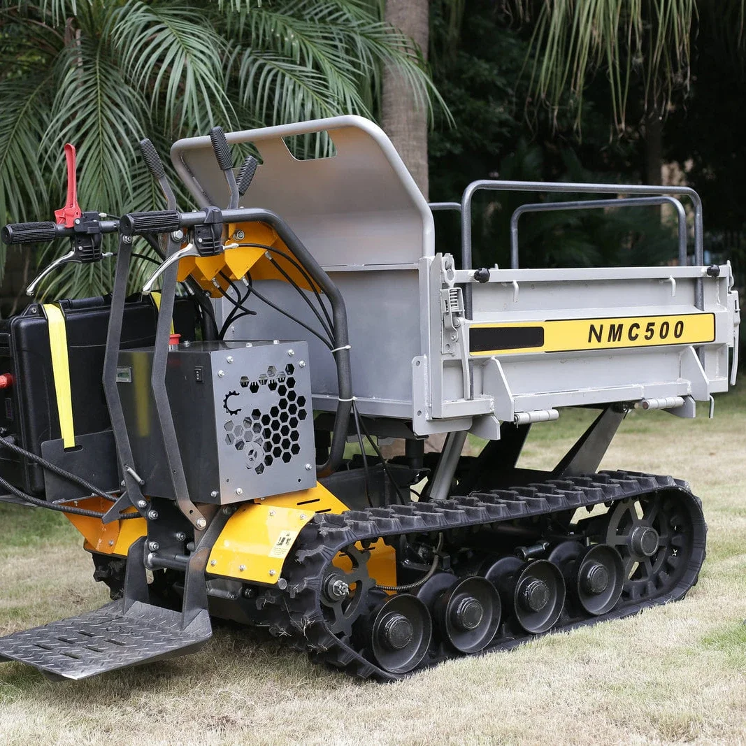 

for self-loading mini crawler transporter rubber track dumper 500kg 800kg 1000kg mini dumper