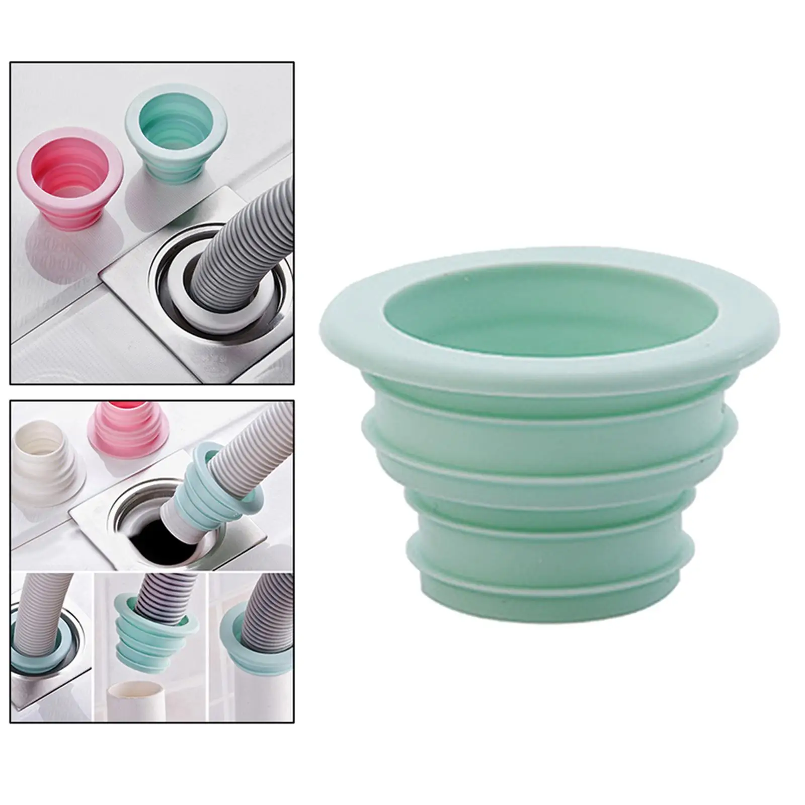 

Laundry Bathroom Drain Hose Sewer Seal Plug Deodorant Odor Proof Waterproof Cover for Washing Machine Sink Pipe