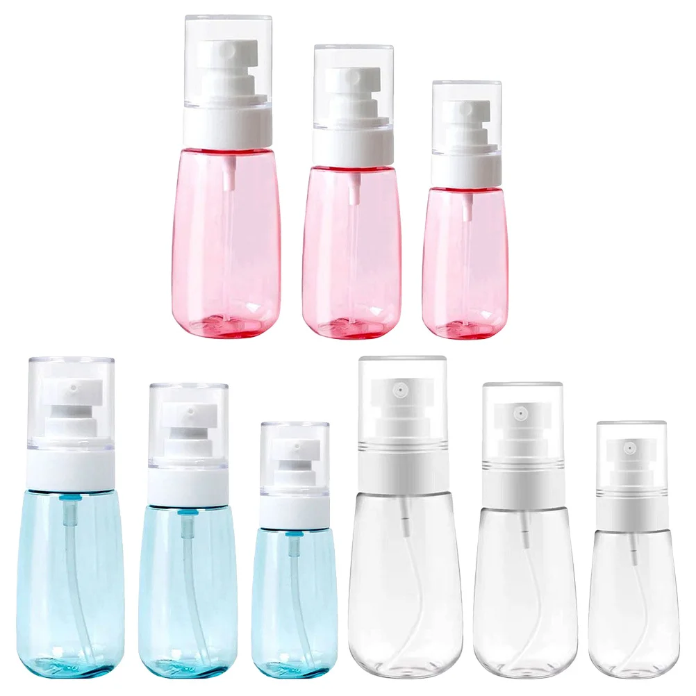 

9Pcs Portable Travel Spray Bottle Empty Fine Mist Perfume Liquid Dispenser Durable for Easy Carry and Use Spray Bottle