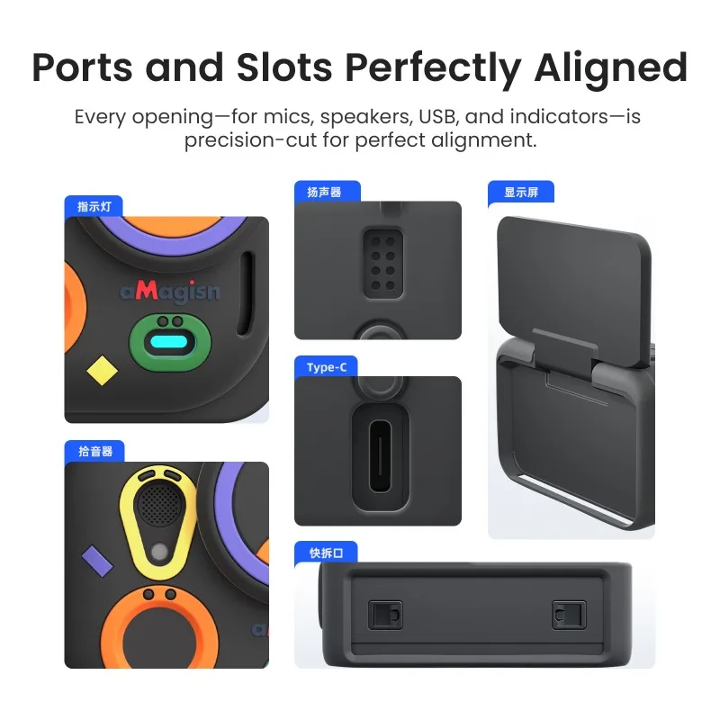 aMagisn for Insta360 Go Ultra Color Silicone Case Shockproof Protective Sports Camera Full-Body Aciton Camera Accessory