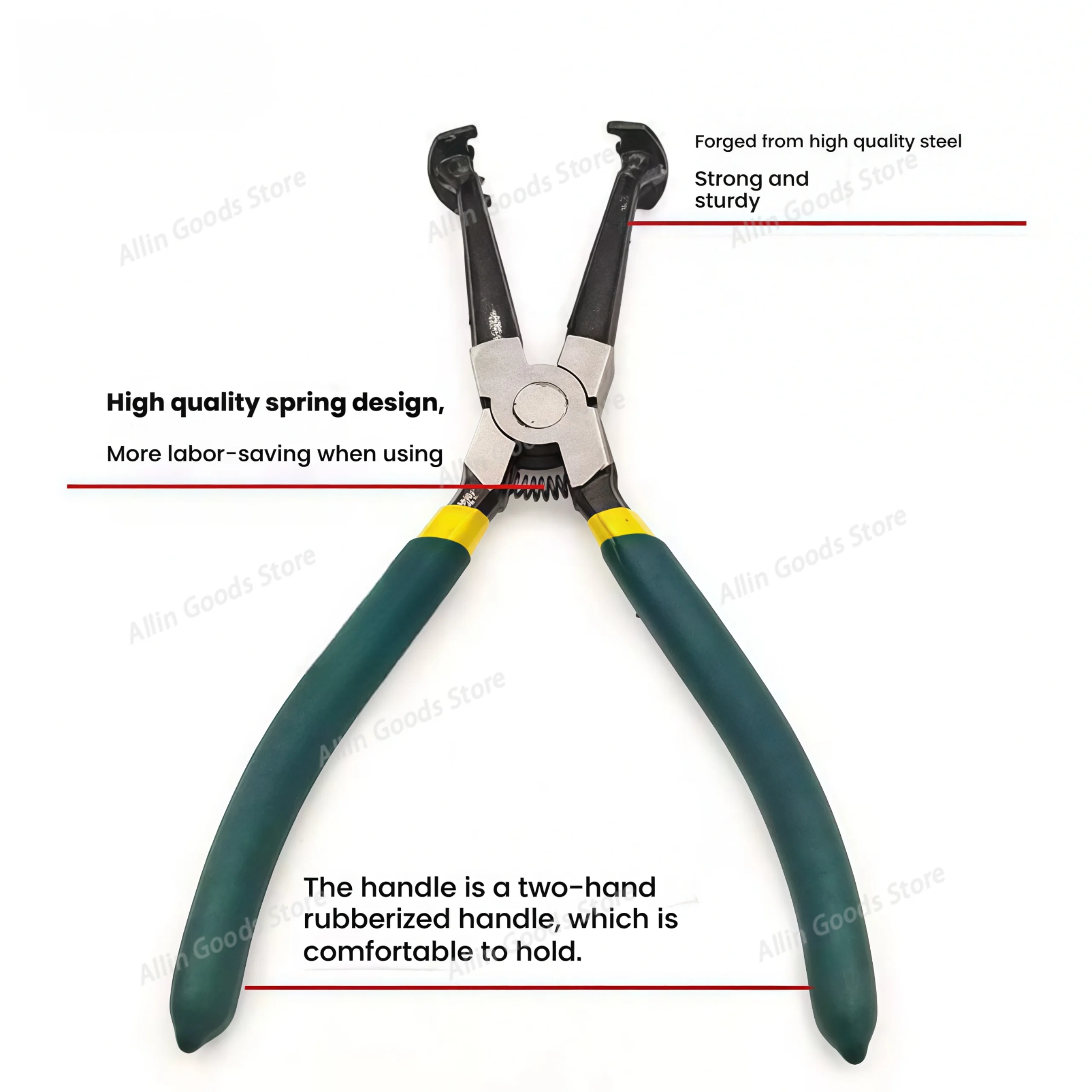 Piston Ring Disassembly and Assembly Tool Automotive Engine Piston Ring Compressor Cylinder Mounting