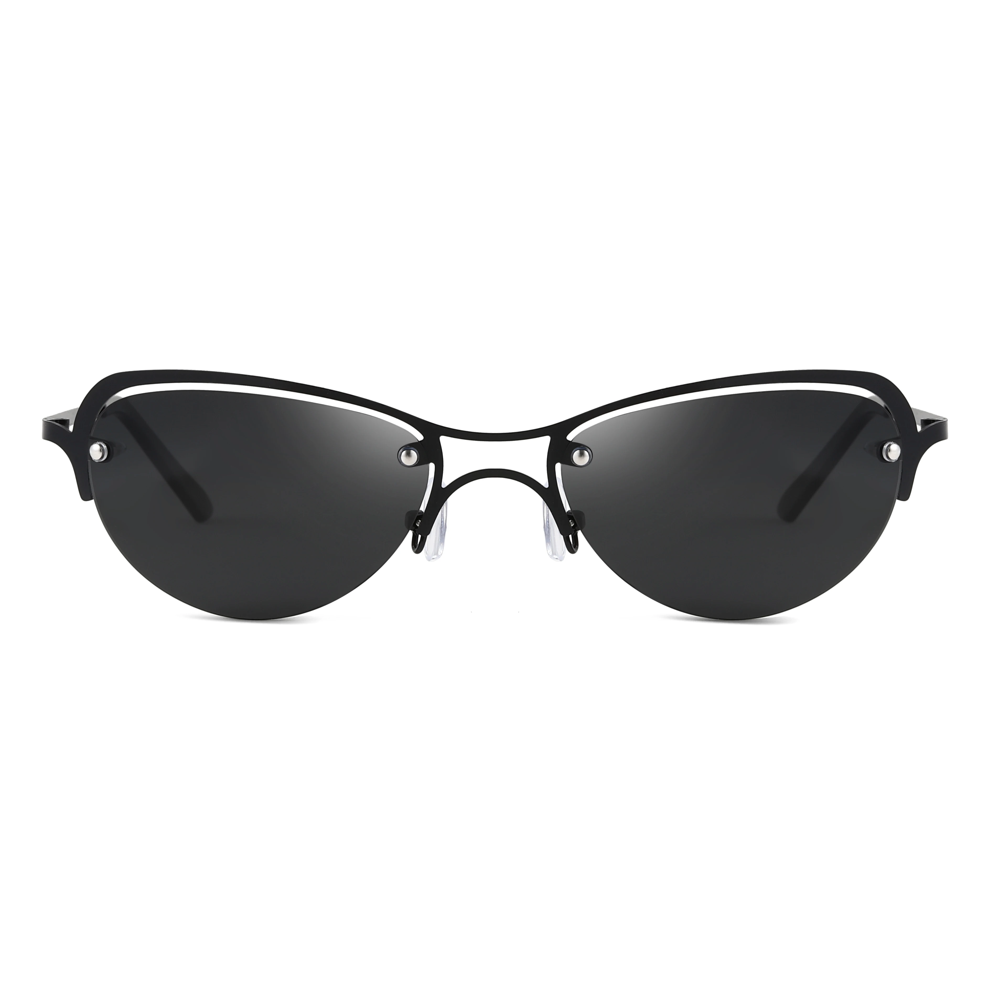 Mode Cool Die Matrix Neo Stil Polarisierte Sonnenbrille Ultraleicht Randlose Männer Fahren Marke Design Sonnenbrille Ocul vintage – Detail 7