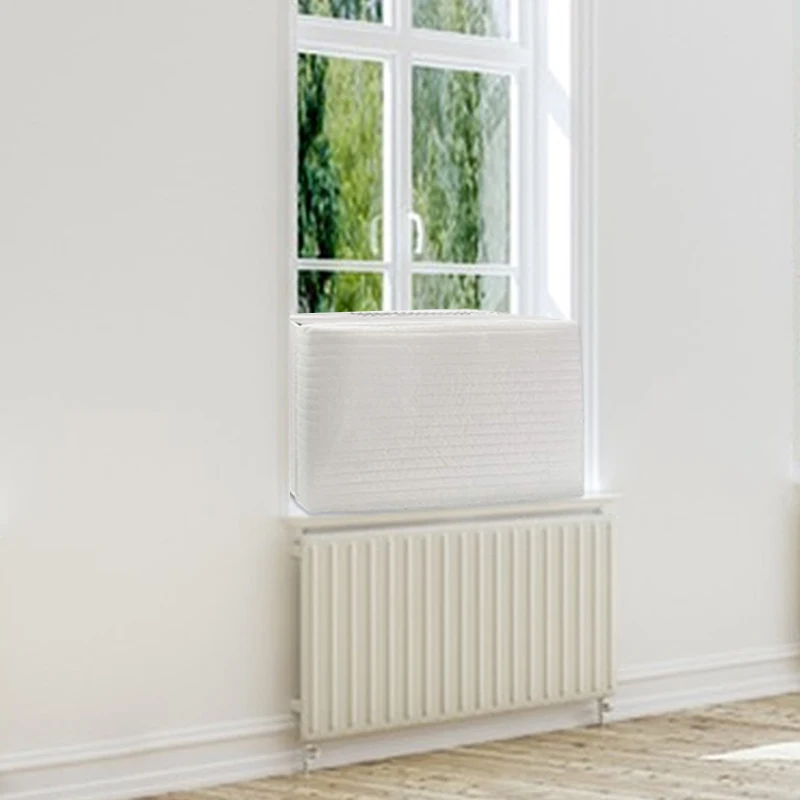 Winter Indoor Air Conditioner Cover Insulation Inside Window AC Unit Protection Cover With Elastic Straps Air Cooler Cover