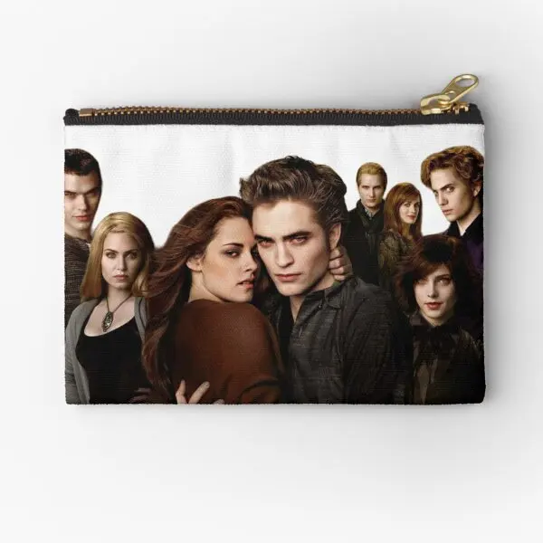 Twilight Saga  Zipper Pouches Packaging Women Cosmetic Panties Pure Pocket Money Underwear Storage Small Coin Wallet Key Bag Men