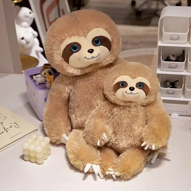 Cute Silly Sloth Plush Toy Pillow Soft Stuffed Home Decoration Companion Doll For Children's Gift