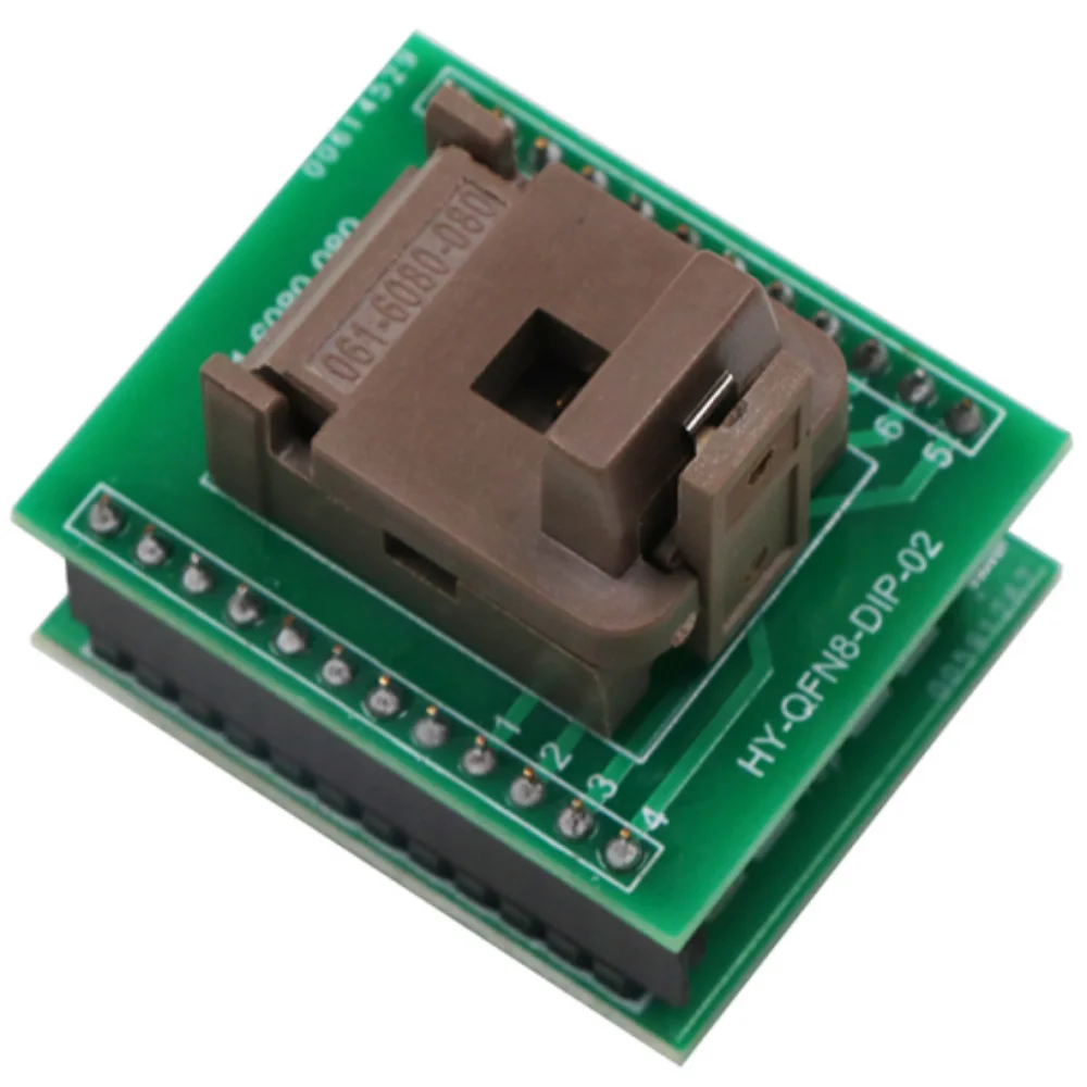 DFN8X6-8 (10P) DIP8 Universal Adapter CNV-DFN8-DIP8: 8x6mm IC Çipler İçin Güvenilir ve Kolay Kullanım Çözümü