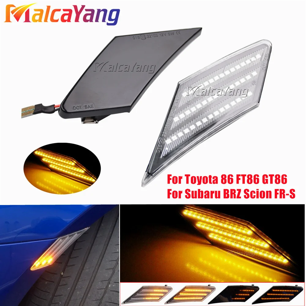 Led Running Light W/Turn Signal Blinkers Lights For Toyota GT86 FT86 For Scion FR-S For Subaru BRZ 2013- Car-styling