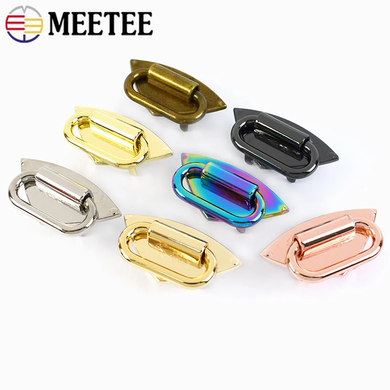 2/4/10Pcs Deepeel Metal Bag Strap Adjuster Buckles Women Handbag Decoration Connector Hook Clasps DIY Hardware Accessories