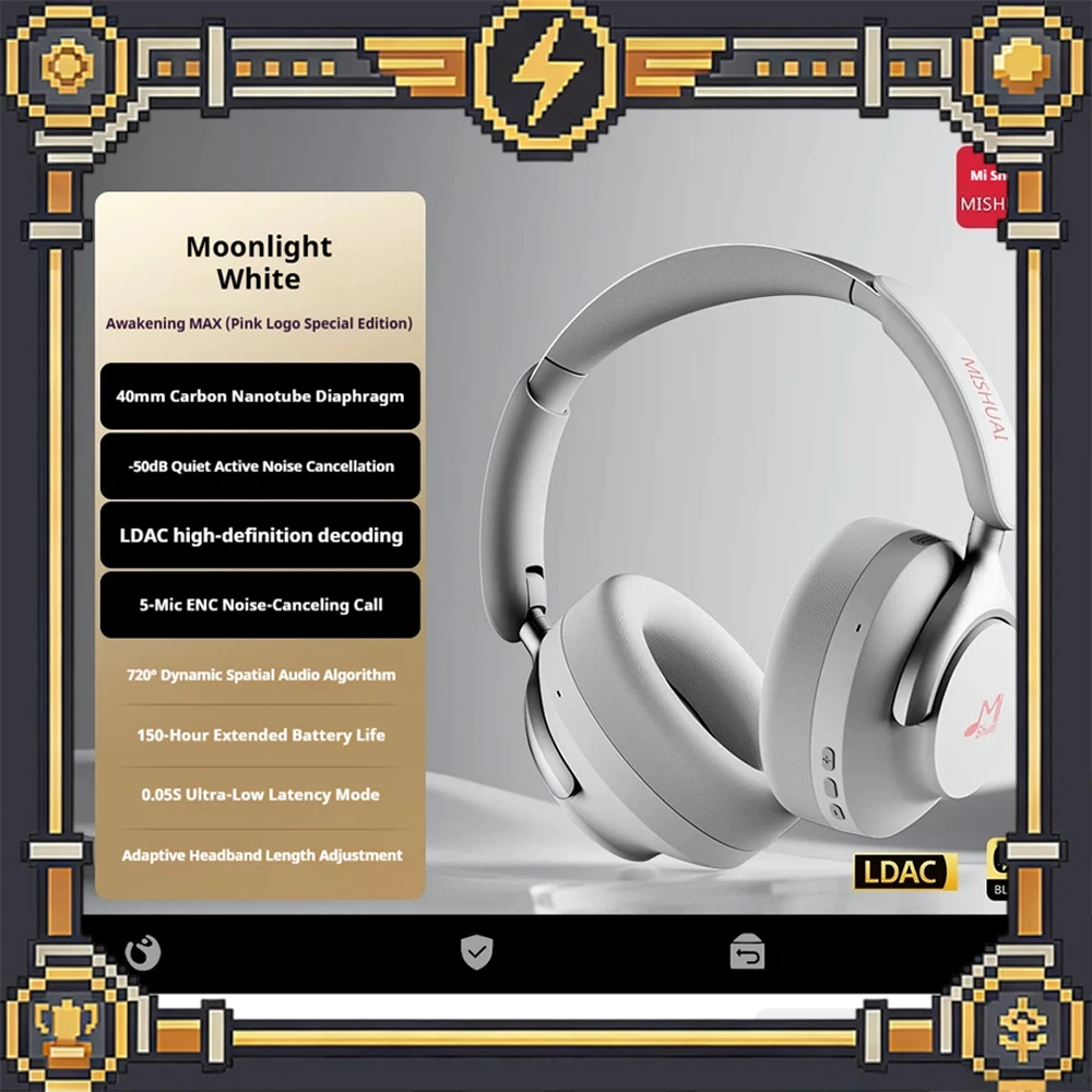 Wired Earphone Mic - Беспроводные наушники MISHUAI Awaken MAX с