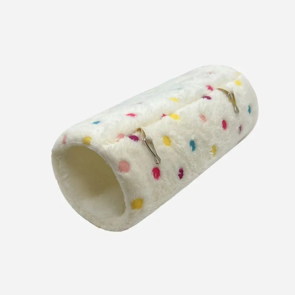 Tragbare Weiche Meerschweinchen-Tunnel Interaktive Waschbare Eichhörnchen-Frettchen-Tunnel Kauresistente Fleece-Gefütterte Hamster-Verstecke für Kleintiere – Detail 7