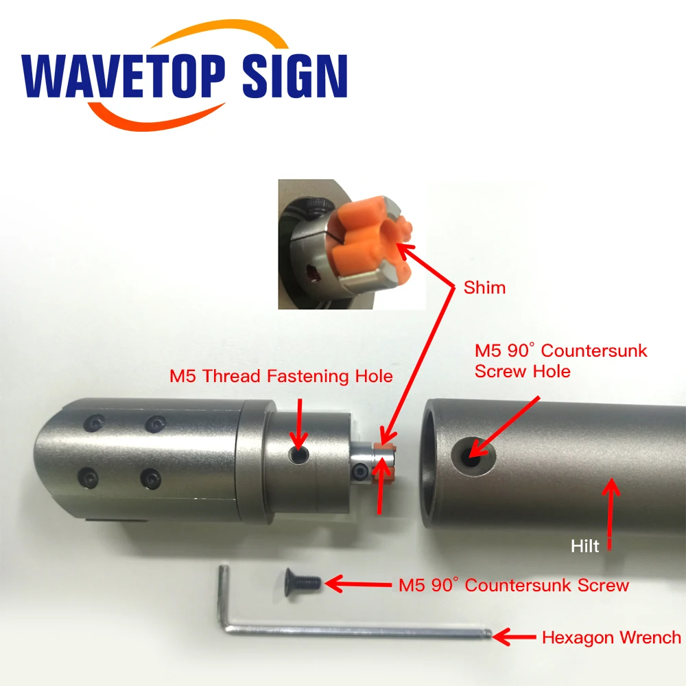 WaveTopSign AC Round knife Vibrating Cutting Head 310W 0-6000RPM for Sheep Fleece Simulated Turf and Compound Material