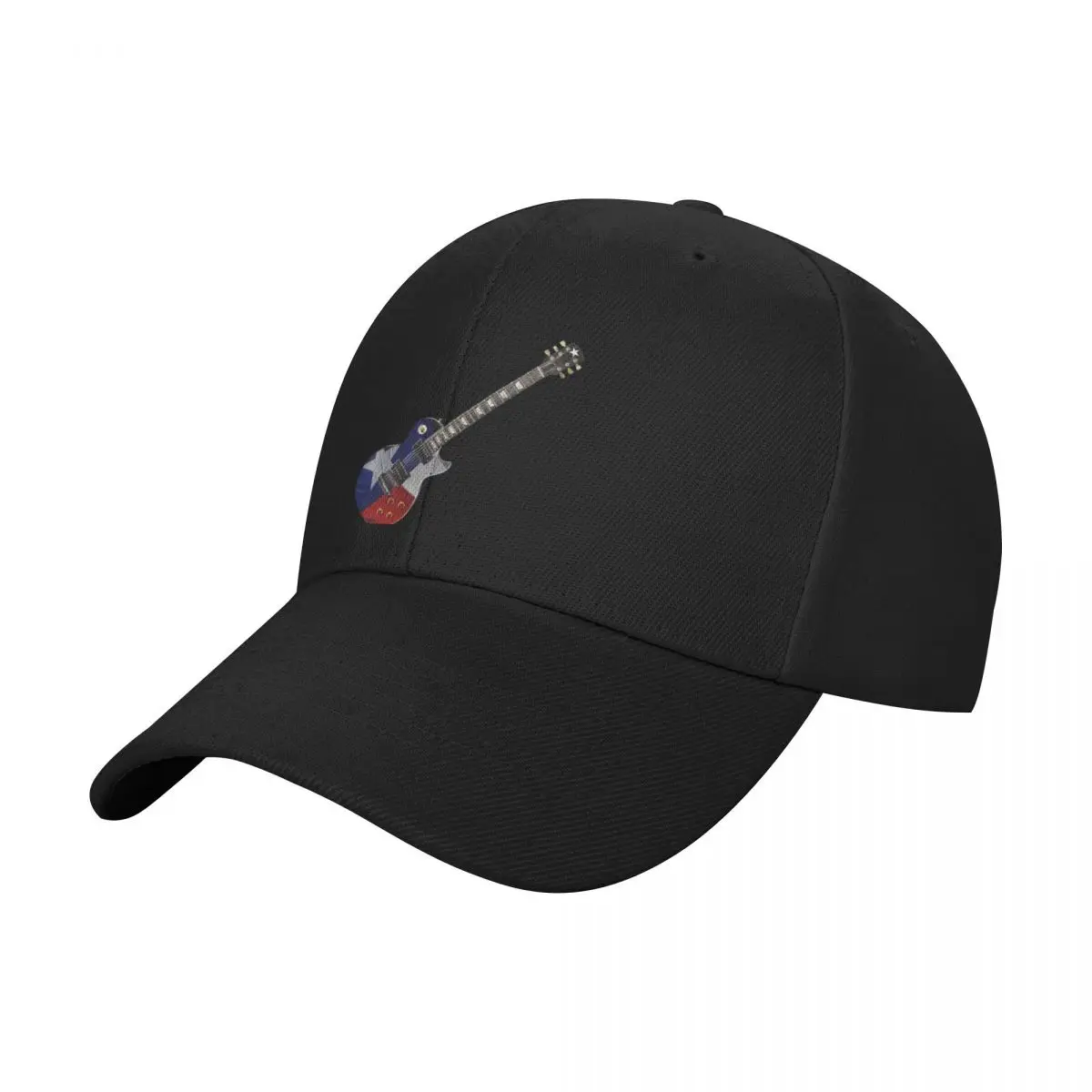 Texas Flag Guitar at 45 Degree Angle Baseball Cap New In Hat |-F-| Hip Hop Men Women's