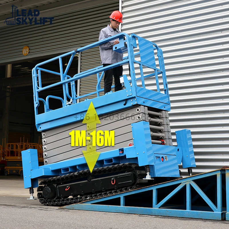 

YG Customized Free Shipping 6m 8m 10m 12m 14m Electric Mobile Self-propelled Car Hydraulic Aerial Lifting Platform Scissor Lift