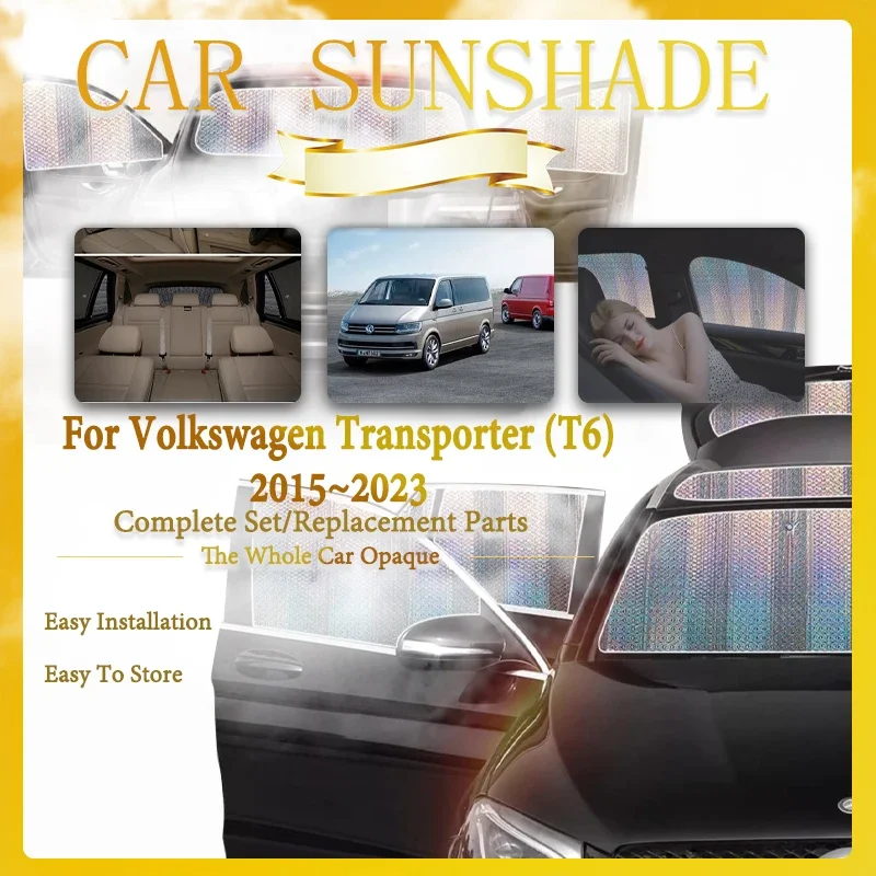 

Car Window Sunshade Cover For VW Volkswagen Transporter T6 LWB Caravelle Multivan 2015~2023 Window Visor Shield Auto Accessories