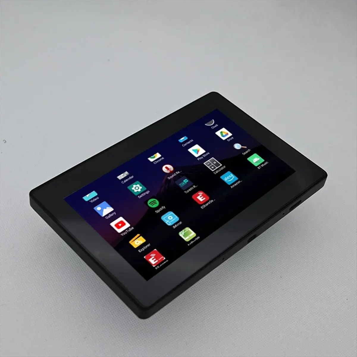 

A43M 7-дюймовая панель для умного дома с Android 11, фоновая музыка, стереозвук, Google Play, YouTube, Wi-Fi, Bluetooth, аудио (A)