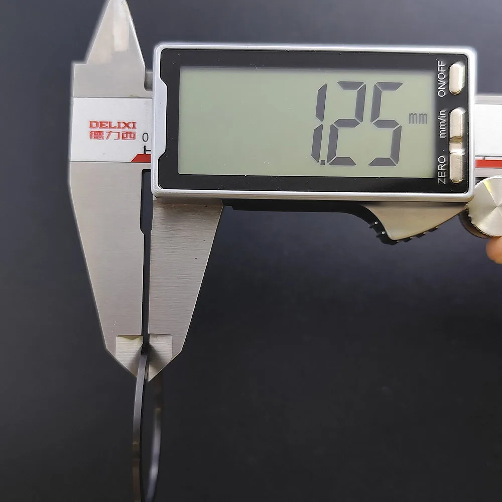 Inserto de bisel de reloj de cerámica de moda plana de 38mm x 31,5mm apto para cajas de reloj SKX007 SKX009 SRPD NH35 NH36 piezas de reloj de movimiento