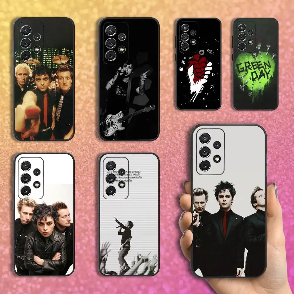 

Hot G-Greens D-Day Band Phone Case For Samsung S25,S24,S23,S22,S21,S20,S10,Ultra,Plus,Lite,FE,Soft Silicone Black Cover