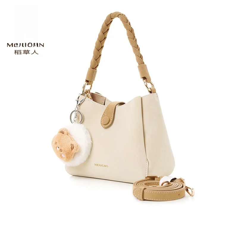 fashionable-casual-crossbody-bag-women's-handbag-commuter-bag-single-shoulder-bag-bucket-shape-zinc-alloy-hardware