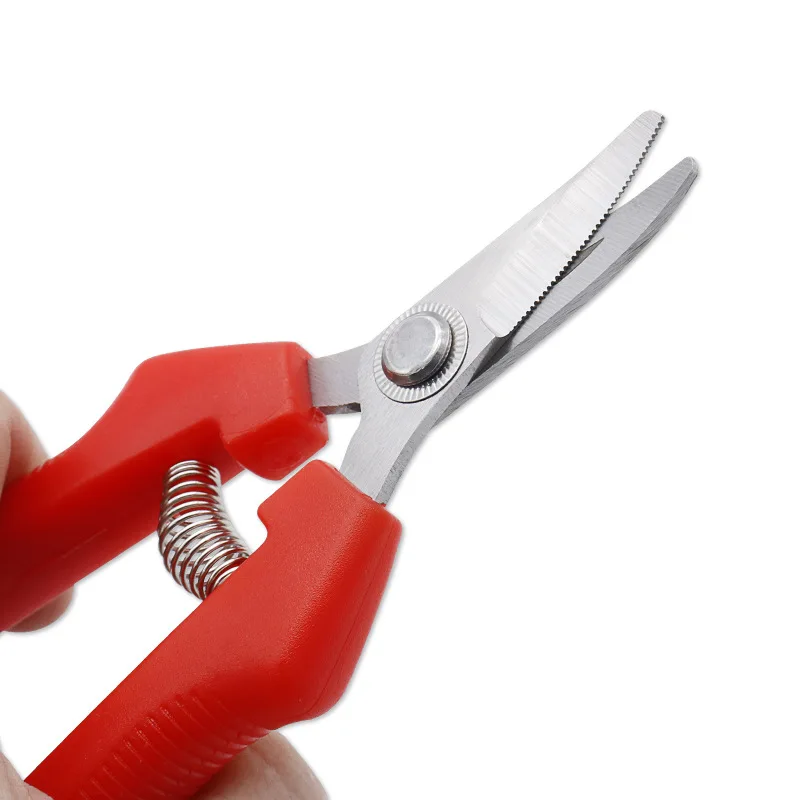 Elbow Stainless Steel Blade Pruning Shears Household Bonsai Plants Trees Branches and Leaves Garden Scissors Tools for Flowers