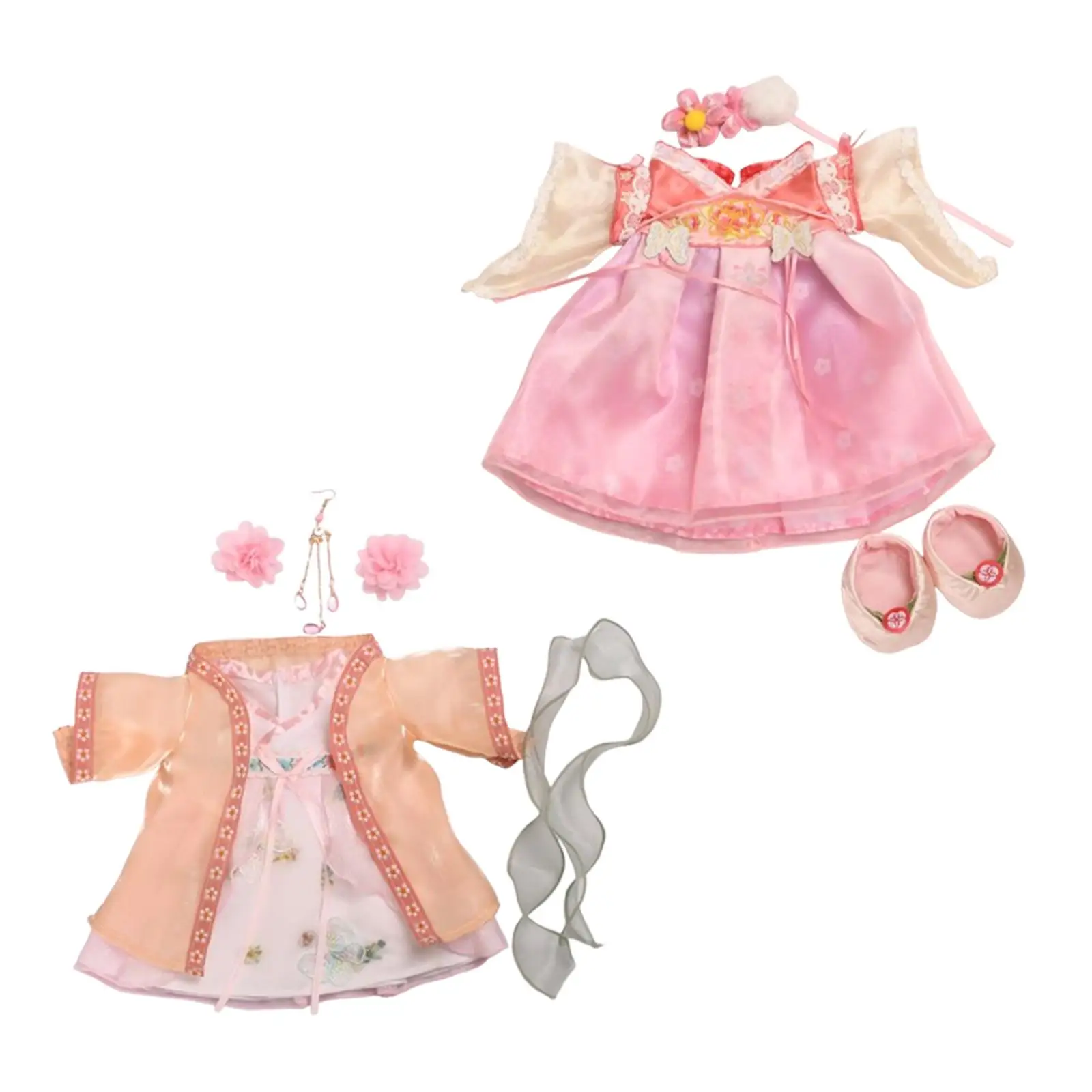 女の子のための人形のドレススーツ,愛らしい柔らかい服,30cmのクマの人形の服,誕生日プレゼント,写真アクセサリー