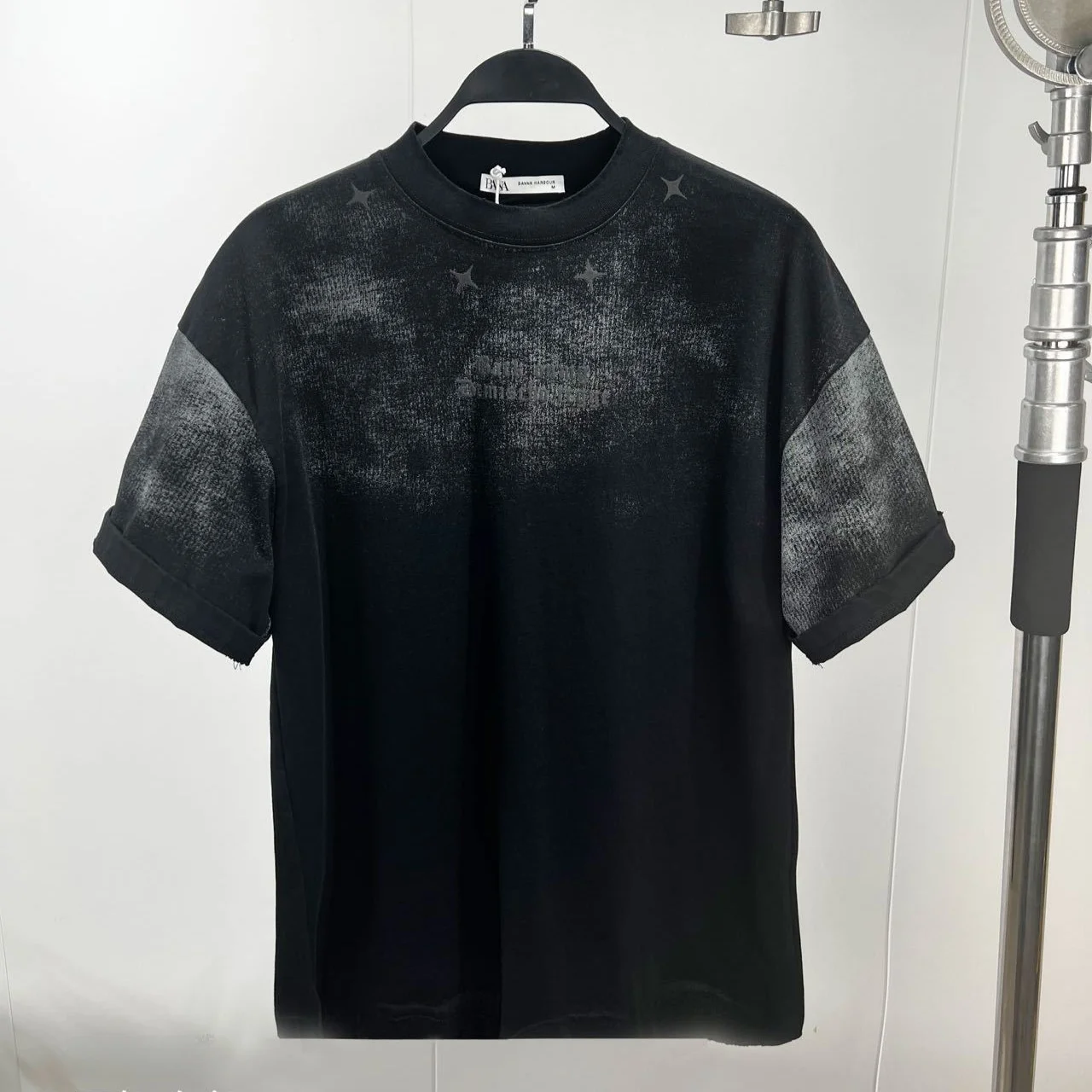 

Ретро американская футболка Waed adient Heavy ort Sve, мужская летняя футболка большого размера, универсальная f Sve Cotton Faion Urban Al...