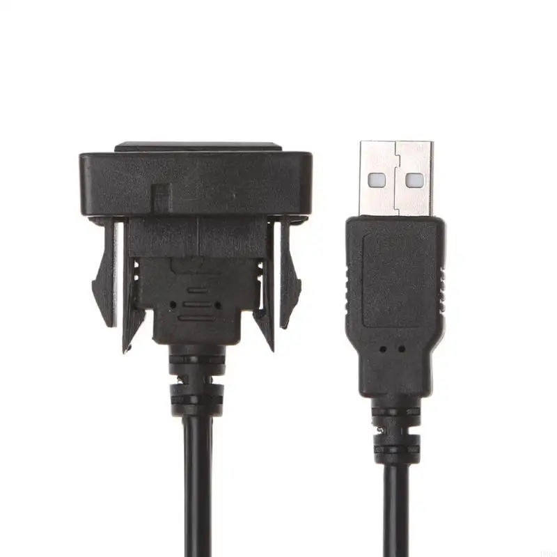 AUX USB Port Cable 12-24V Cord Wire USB Charging Adapter for