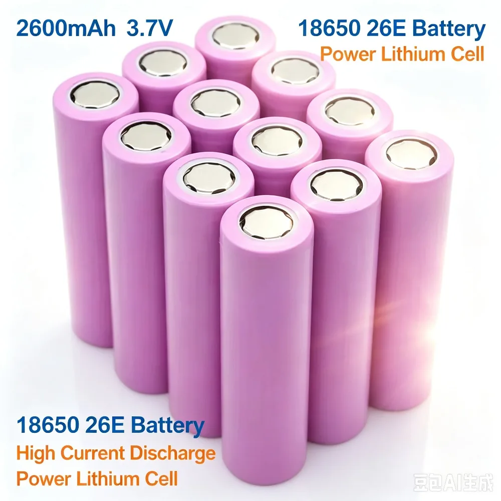 1-10PCS 2600MAH 3.7V 18650 Battery High Current Discharge Power Rechargeable Lithium Cell For 30Q(Fast Delivery)