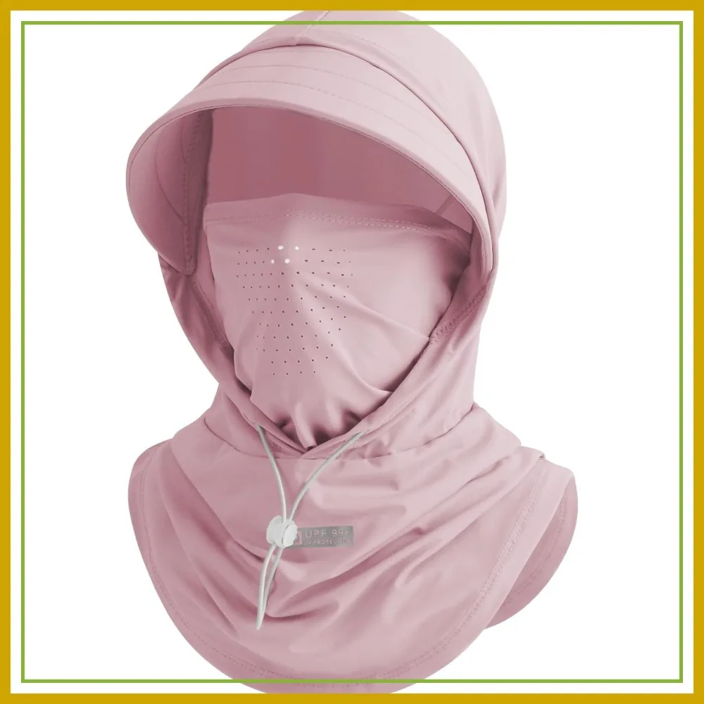 

Cooling Breathable Balaclava Full Face Mask with Wide Brim Sun UV Protection for Men Women Fishing Motorcycle Skiing