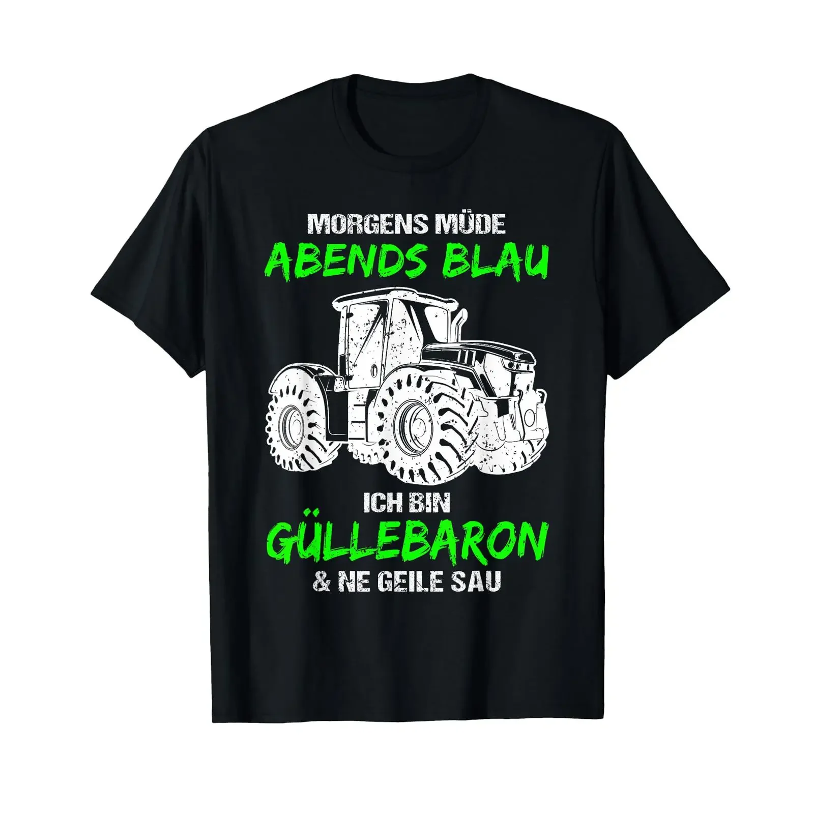 Tired in the morning drunk evening I'm a manure baron and horny bastard T shirt vintage Washed homme Unisex Slightly Versatile