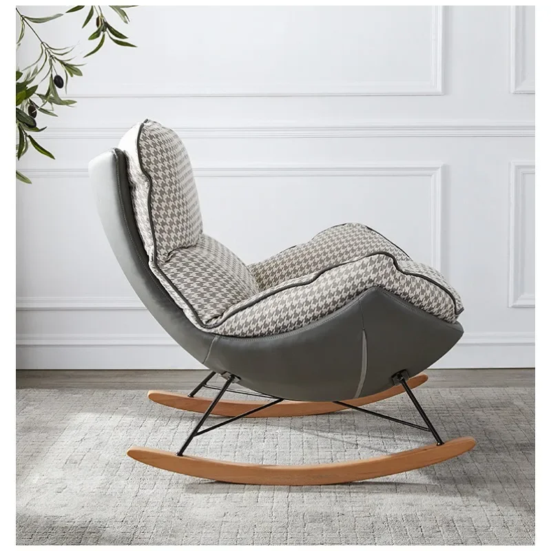 Nordic rocking chairs, living rooms, balconies, home leisure rocking chairs, sofas, lounge chairs, light luxury lazy snail chair