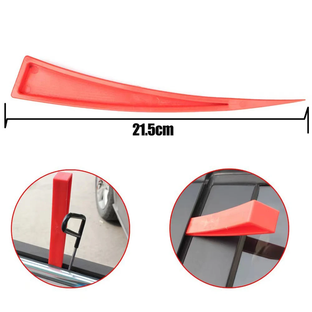 1pc Dent Plastic Red Cars Universal Crowbar Enlarger Doors Recess Body Window Doors Wedge Remove Repair Hand Tools