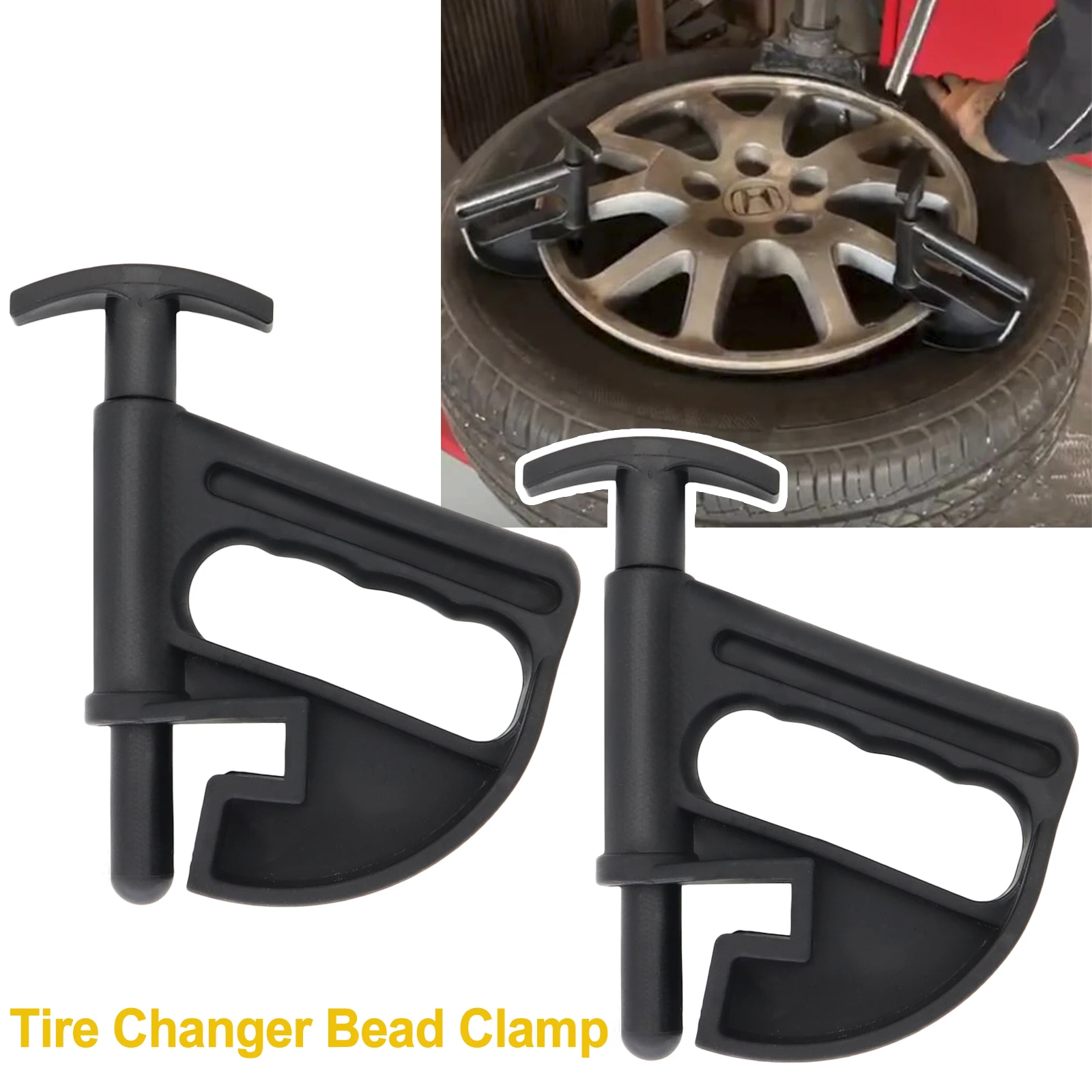 

2pc Car Tyre Changing Changer Bead Clamp Drop Center Tool Wheel Rim Clamp Tools Car Tire Ball Clamp Wheel Change Tool Universal