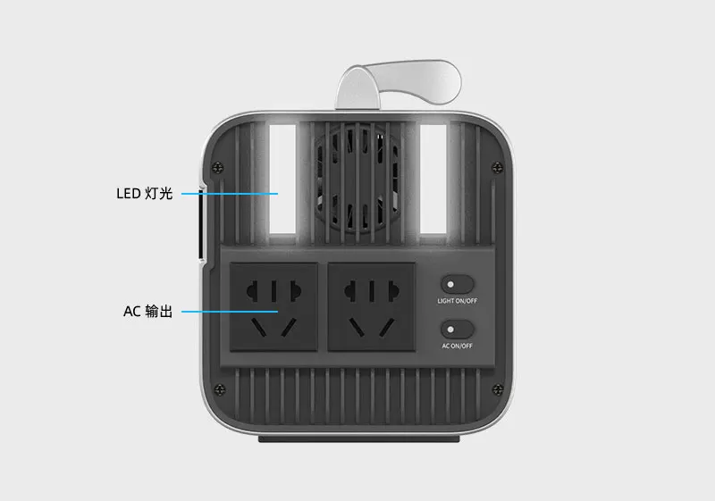 600W 156000 Fuente de alimentación móvil de almacenamiento de energía mAh/577Wh, batería de polímero de litio, fuente de alimentación exterior de respaldo de emergencia