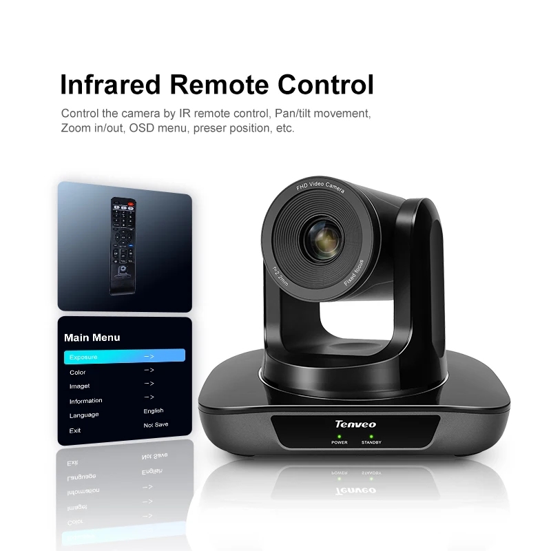 TEVO-UHD Series 4K Camera Auto Tracking For Different Business Meeting And Church Needs