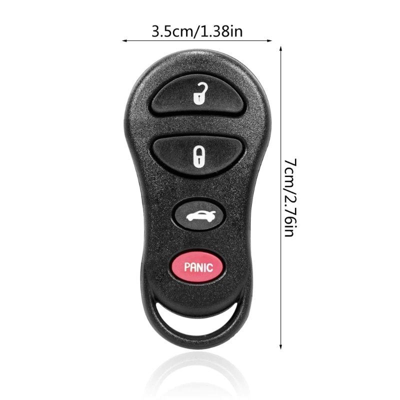 

U90C 315MHz Remote for KEY Keyless Fob for Dodge-Chrysler 1998 1999 2000 2001 2002 2003 2004 FCC ID Number GQ43VT17T