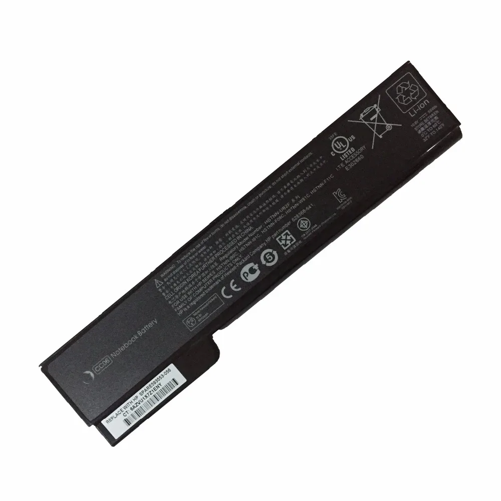 Imagem -02 - Nova Bateria Original do Portátil para hp Elitebook 8460p 8460w 8560p para Probook 6360b 6360t 6460b 6465b 6560b 10.8v 55wh Cc06