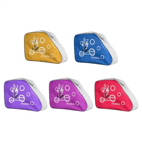 रोलर स्केट्स बैग, हवादार सहायक उपकरण, समायोज्य पट्टा, ऑक्सफोर्ड कपड़ा कैरी बैग, महिलाओं, बच्चों, इनलाइन स्केट्स, पुरुषों, आइस स्केट्स के लिए 10 best sales रोलर स्केट बैग - №5