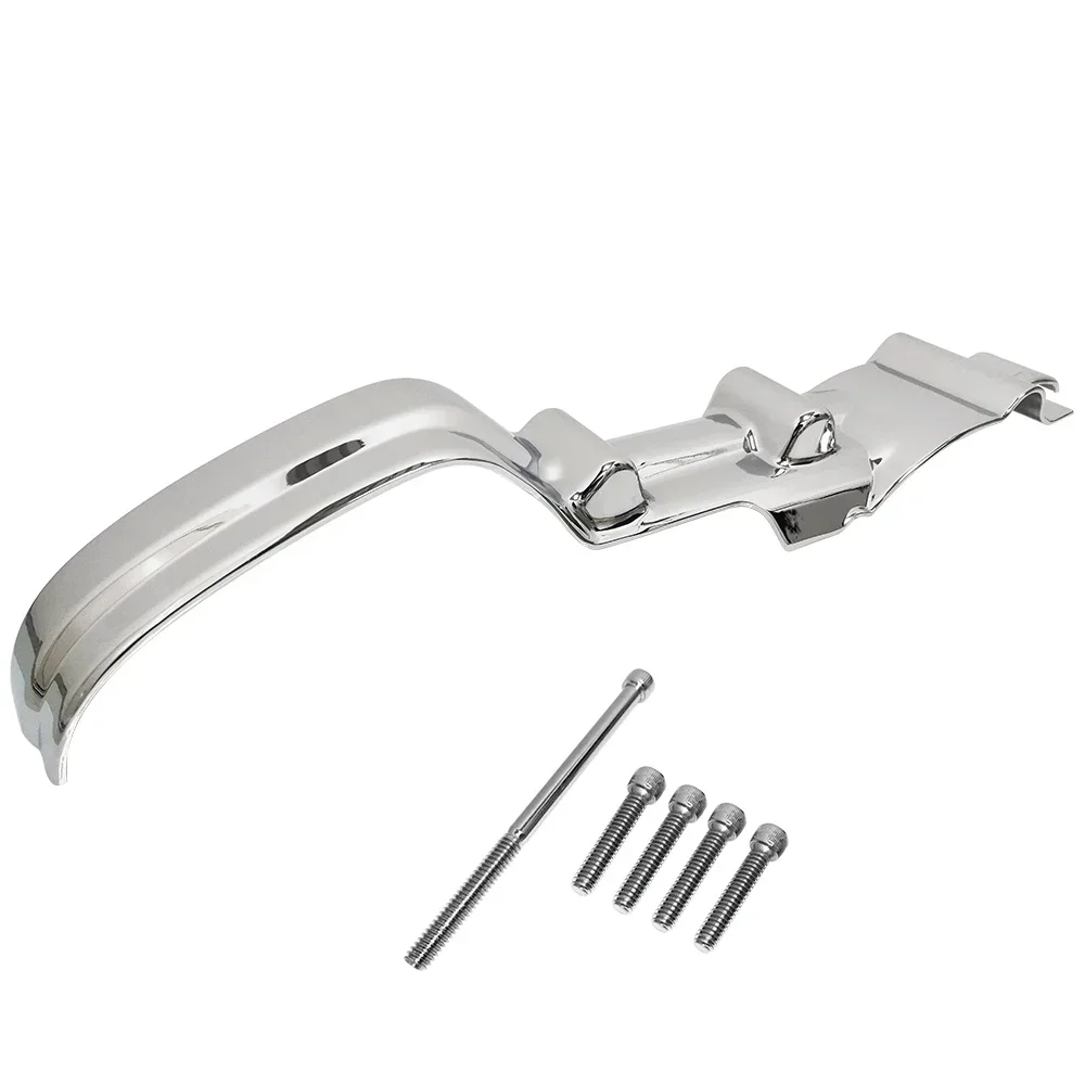 

Chrome Inner Primary Accent Cover Transmission Shroud Cover For Touring Street Glide Road King FLHX FLHR 2017-2020 2021