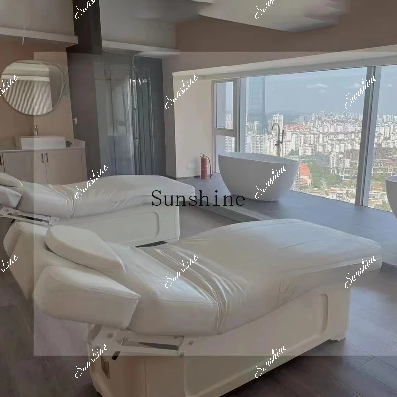 Electric beauty bed beauty salon special high-end intelligent massage heating automatic lifting