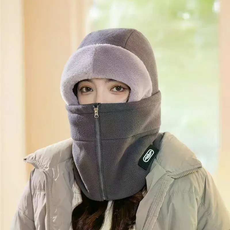 قبعة مقاومة للرياح في الشتاء لركوب الدراجات، قناع وجه سميك ودافئ لحماية الأذن، عصابة رأس لركوب الدراجات، قبعة قطنية مقاومة للبرد #6