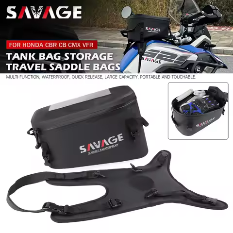 Motorcycle Tank Bag For HONDA Transalp 750 Hornet NX500 VFR 800 CB400 CBR 600 900 1000 RR 1100XX ST1100 Backpack Carrier Luggage