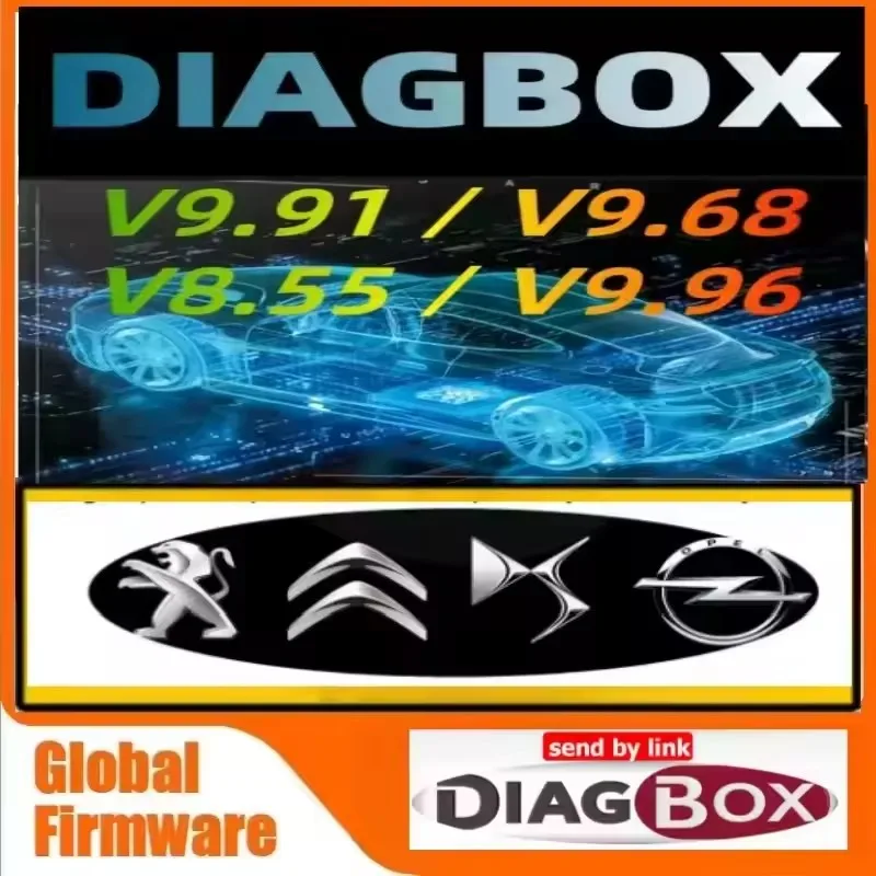 

2026 HOT V9.96 9.91 8.55 9.68 Diagbox Multilingual Fully Functional Car Diagnostic Software for Peugeot Citroen