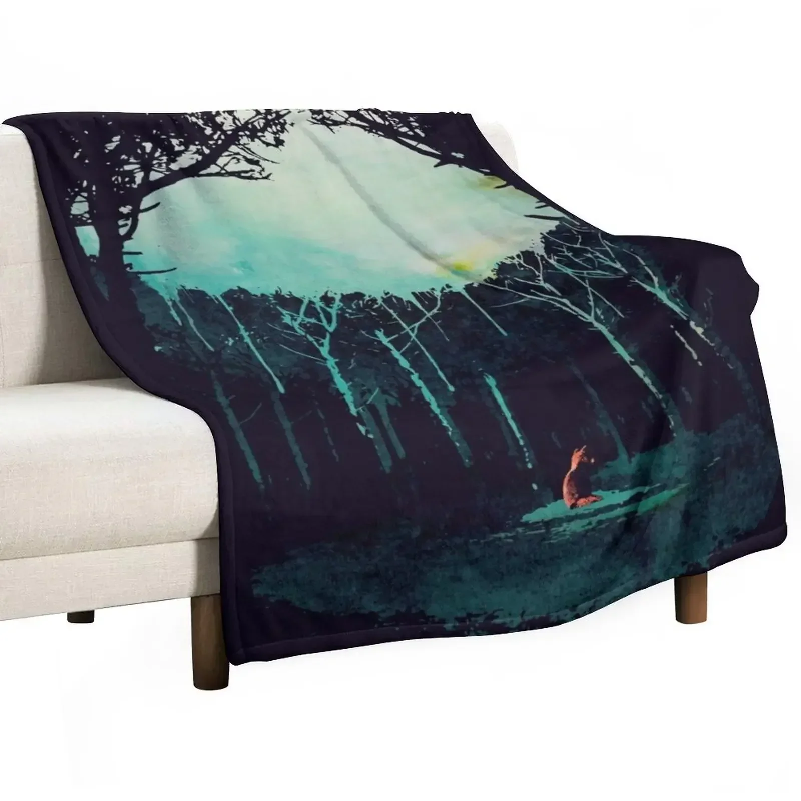 Deep in the forest Throw Blanket Vintage For Decorative Sofa Thermal valentine gift ideas Blankets