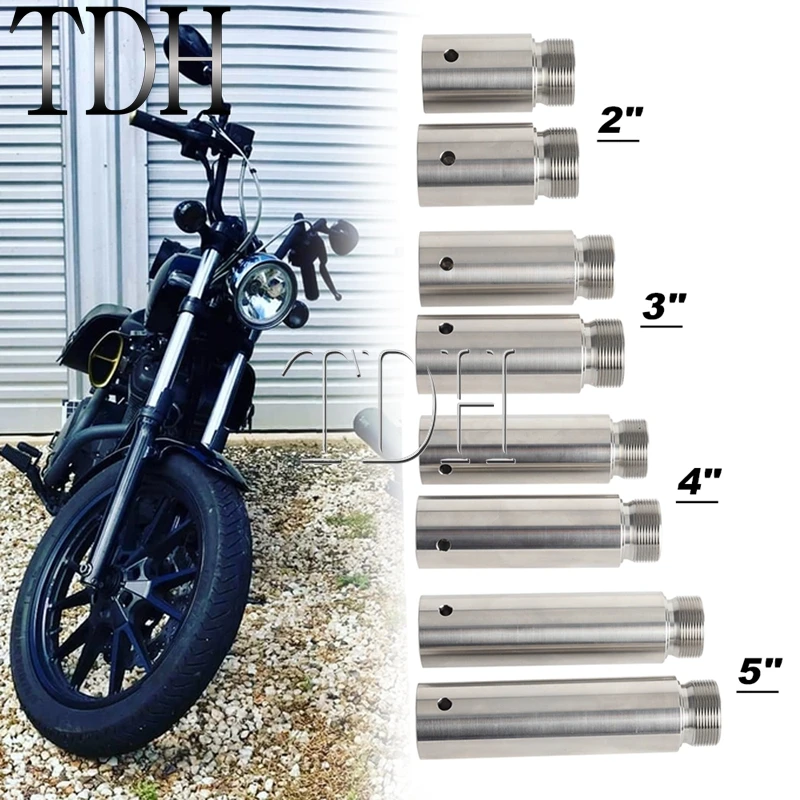 Motorcycle 2inch-5inch Fork Tubes Extender For Harley  Dyna Wide Glide FXDWG Super Glide FXD Sportster 39mm Fork Tube Extension