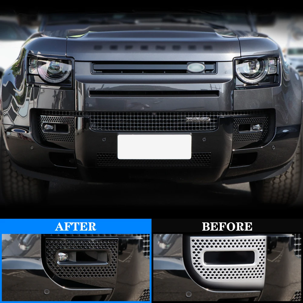 1 Set Fog Lights LED Fog Lights Kit For Land Rover Defender 90 110 2020 2021 2022 Led Daytime Running Light Fog Lamp Headlight