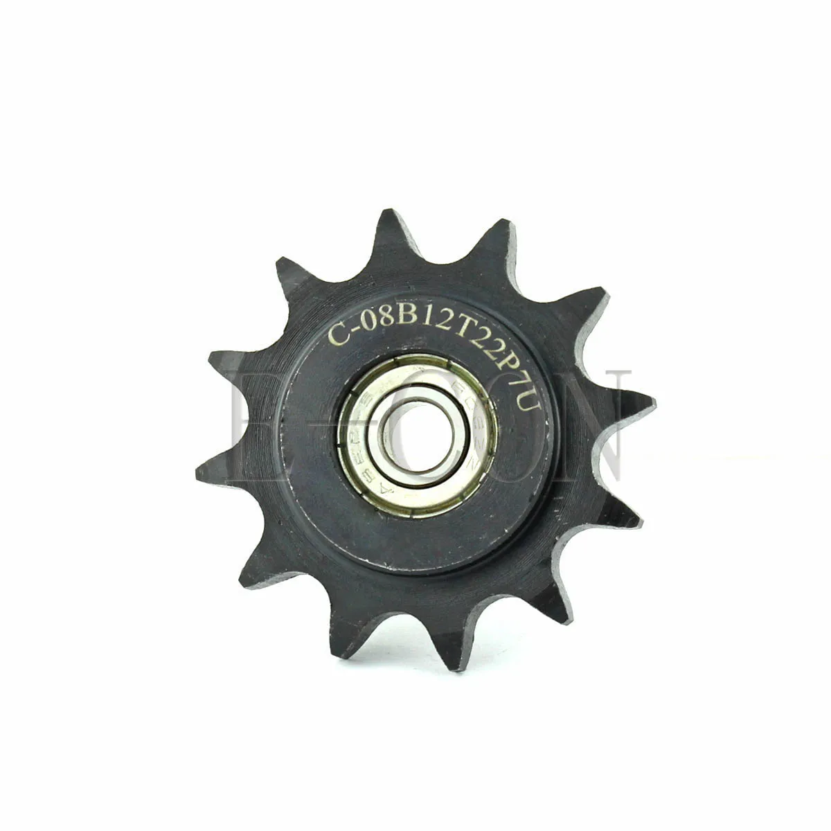 1 PCS 08B Idler Sprocket 12 Teeth Bore 10mm Single Bearings Metal for Timing Gear Roller Chain