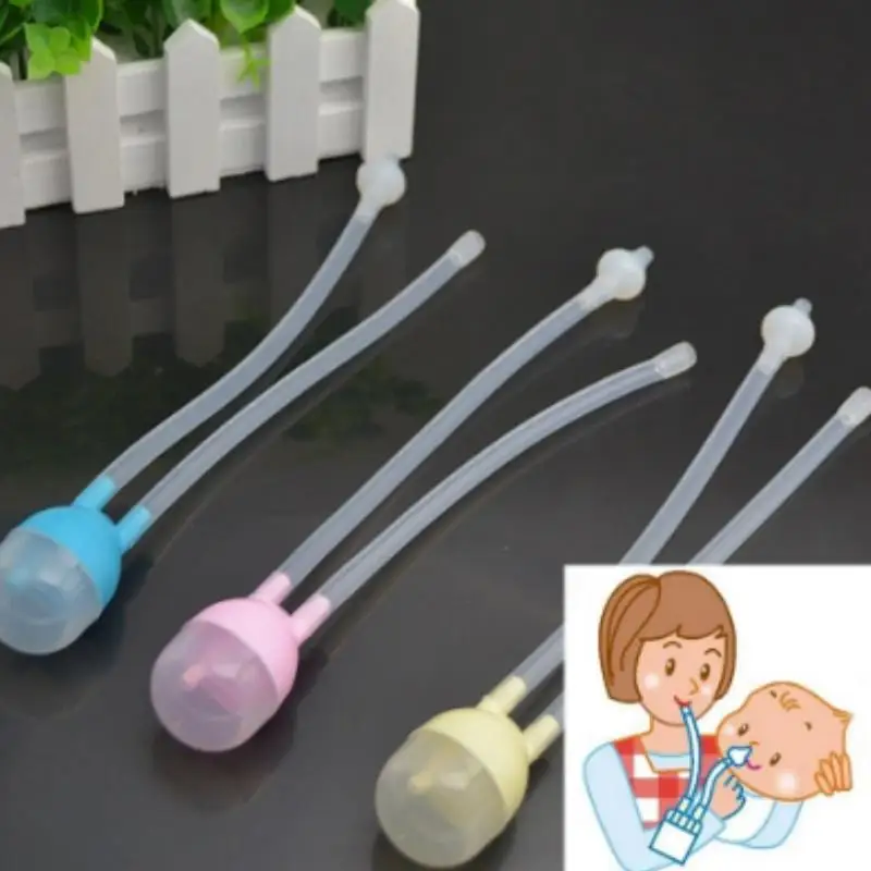 Safety Newborn Baby Nose Cleaner Vacuum Suction Flu Protections Nasal Aspirator Baby Care